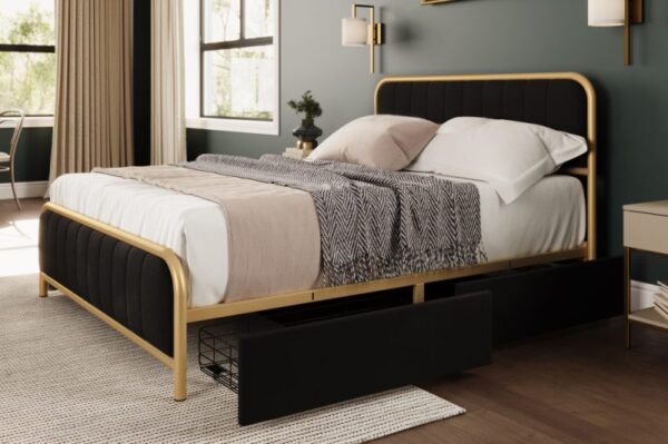 Nora Metal Storage Bed - Image 8