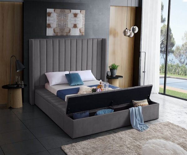 Candler Upholstered Bed - Image 5