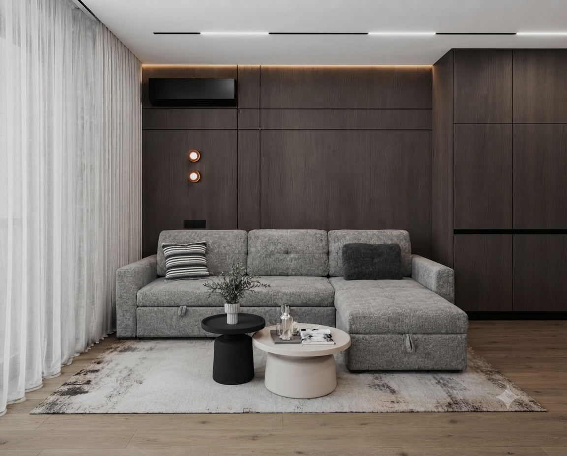 Island Sofa bed with storage
