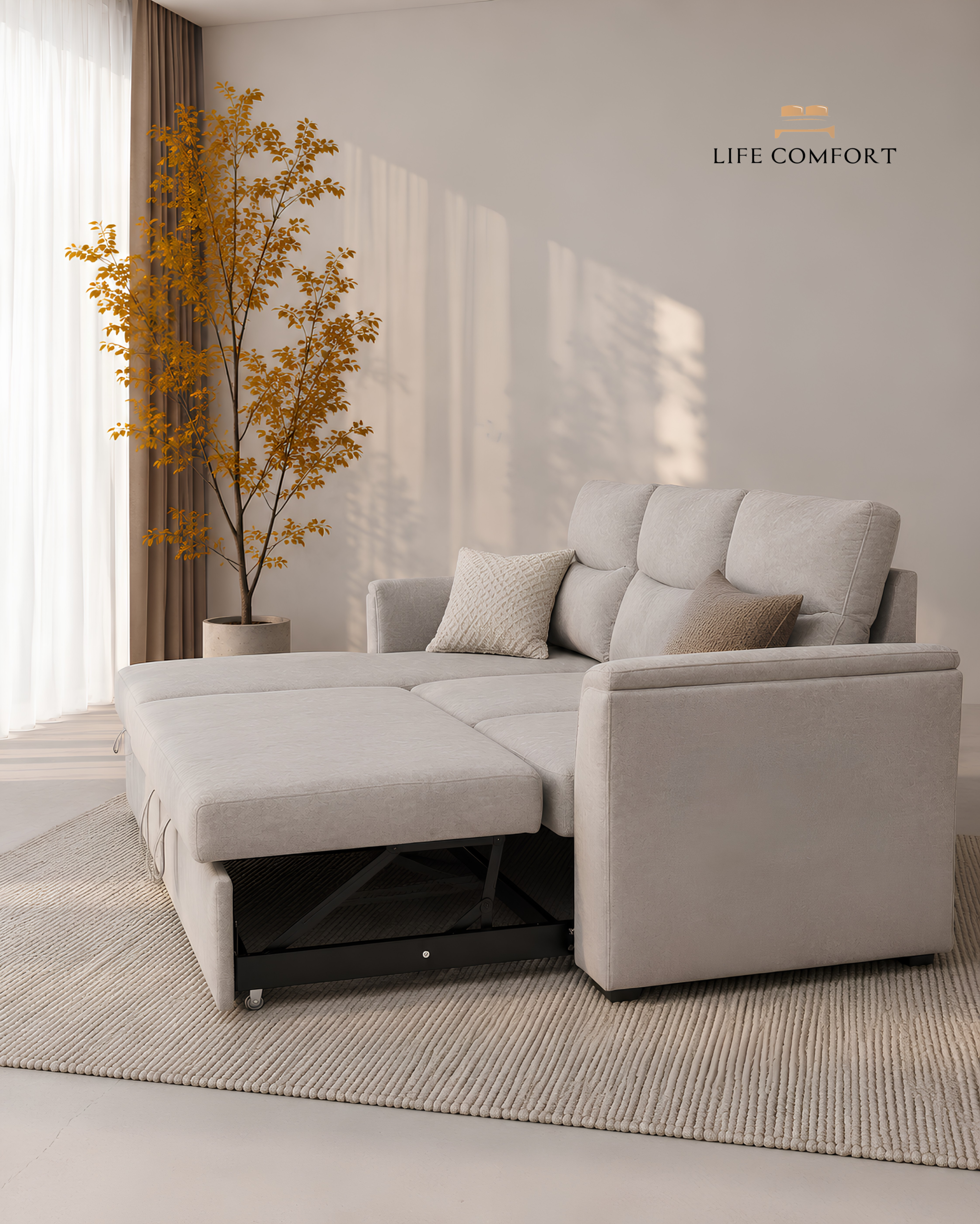 Mona Sleeper Sofa bed, Storage - Image 5