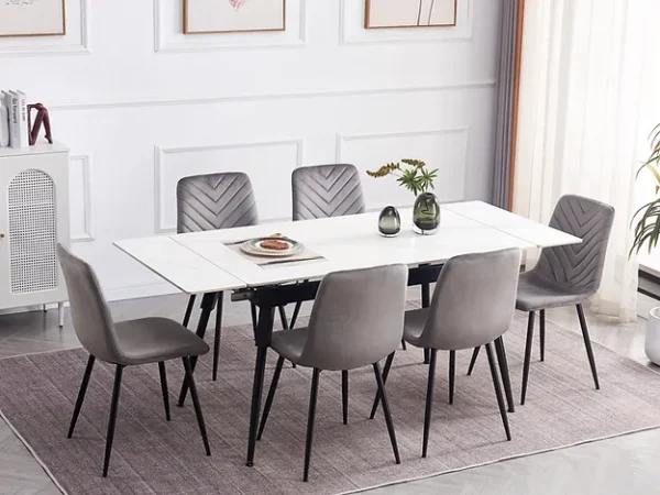 Loverde Extendable (7pc Dining Table set)