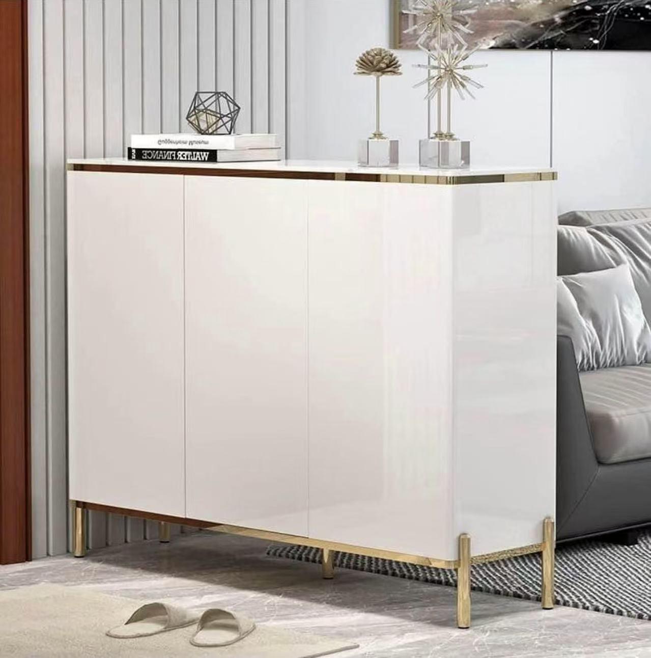 Glossy White Cabinet multiple use - Image 2