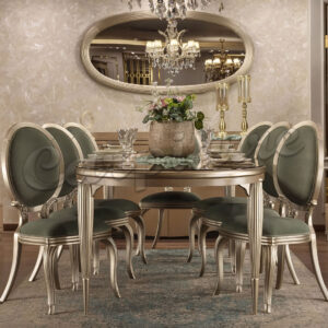 Dining Table Set Solid Wood 7 piece